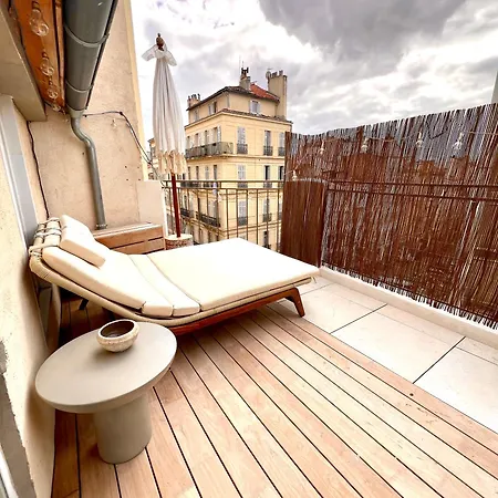 Ferienwohnung Sejour Marseillais - Penthouse Vieux Port Climatise Marseilles Exterior foto
